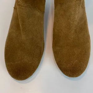 Donald J. Pliner DMSX Ankle Booties 8 Brown‎ Suede Leather Zip Annie Boots Women thumbnail 6
