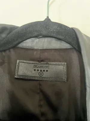BLANK NYC Black Faux Leather Moto Jacket Medium Chic Model Off Duty Minimalist thumbnail 2