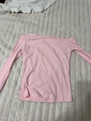 Shein Top Long Sleeve Pink S thumbnail 2