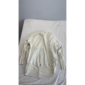 Wilfred Aritzia Cream Shawl Collar Cocoon Cardigan Sweater Medium MWC25 thumbnail 5