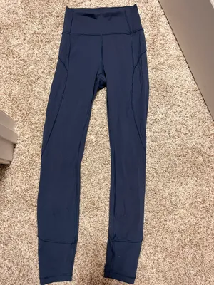 Lululemon Blue Leggings thumbnail 1