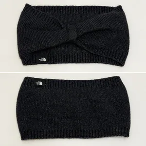 The North Face Black Knit Twist Front Ear Warmer Headband Winter Accessory thumbnail 2