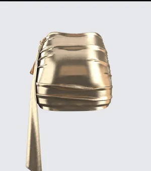 Finesse metallic gold skirt thumbnail 3