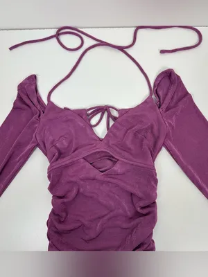 Princess Polly Stretch Halter Mini Dress thumbnail 8