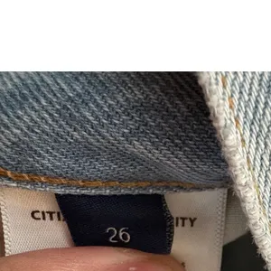 Citizens Of Humanity Ayla Raw Hem Crop Size 26 Light Wash thumbnail 5