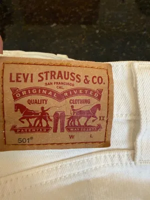 Levi's White 501 Frayed Hem Denim Shorts WHITE thumbnail 5