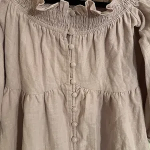 Sabo Light Pink Stella Off The Shoulder Cotton Mini Dress Size Small Beach Boho thumbnail 2