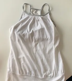 Old Navy White work out tank thumbnail 1