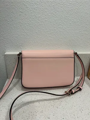 Kate Spade New York Sadie Leather Crossbody Purse in Light Pink EUC thumbnail 3