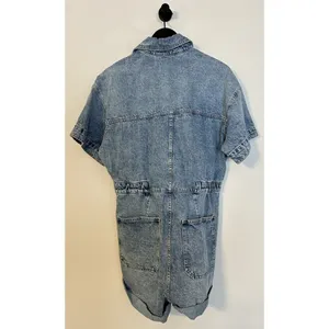 FREE PEOPLE x We The Free Marci Cuffed Shortall in Wash Marrakesh Size Large NWT thumbnail 9