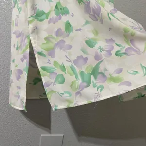 Sag Harbor Midi Dress Sz 6P 6 Petite Pastel Floral Sleeveless Tie Back thumbnail 4