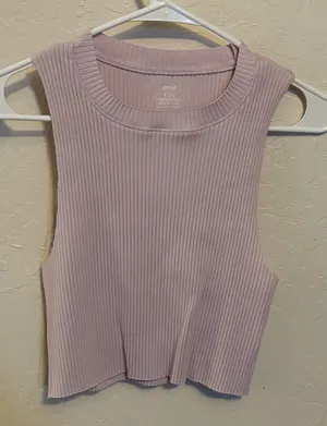 Aerie Purple-crop tank. . Excellent condition. Size Large. thumbnail 1