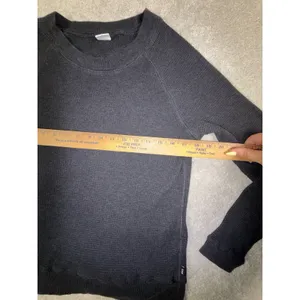 aritzia tna black waffle knit top long sleeve xs thumbnail 8