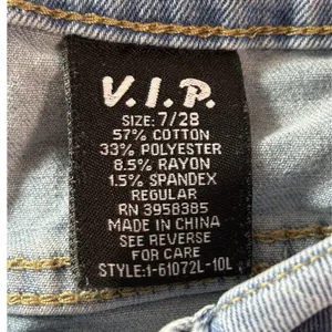 VIP‎ Jeans Womens Size 7/28 Light Wash High Rise Wide Leg Baggy Denim Jeans thumbnail 3