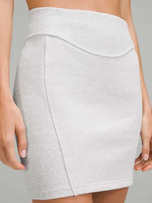 NWT lululemon Scuba High-Rise Mini Skirt HCUG Heather Gray XL thumbnail 1