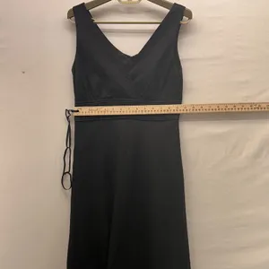 J McLaughlin Linen Faux Wrap‎ Dress Black 2 thumbnail 12