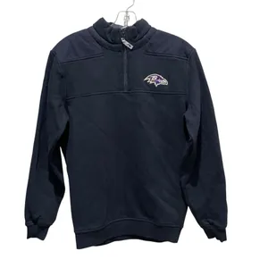 Vineyard Vines Baltimore Ravens Quarter Zip Pullover Black Women Size XS thumbnail 2