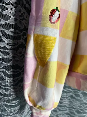 Queen of Sparkles Thanksgiving Feast Dinner Cocktail Party Sequins Sweater XS thumbnail 2