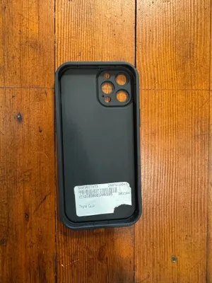 iPhone 15 black cheeta print phone case thumbnail 2