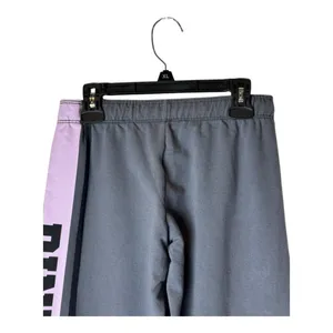 Victoria's Secret Pink Pants Women XS‎ Gray Pink Logo Elastic Waist Joggers Y2K thumbnail 4