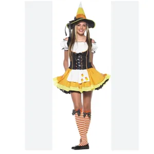Leg Avenue Kandy Korn Witch Viral Halloween Costume Women Jr XL/Adult‎ Small thumbnail 6
