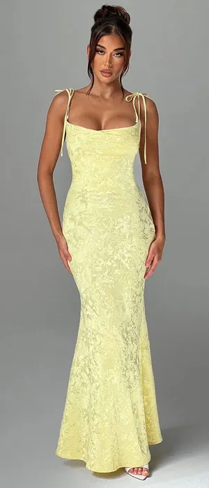 Babyboo Maxi Dress Yellow thumbnail 1