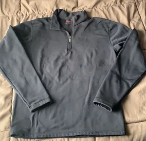 Marker Quarter Zip Sweatshirt Black Size L thumbnail 1