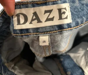 Daze Denim Women's 25 Blue "Just Right" Rigid & Stretch Mid Rise Jeans thumbnail 5