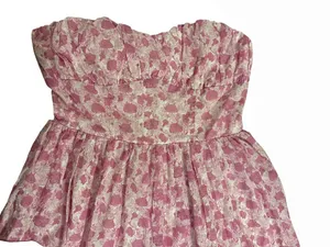 Lush White and Pink Floral Sundress thumbnail 7