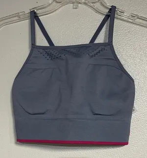 Nike Womens Blue Pink Sports Bra Small thumbnail 1