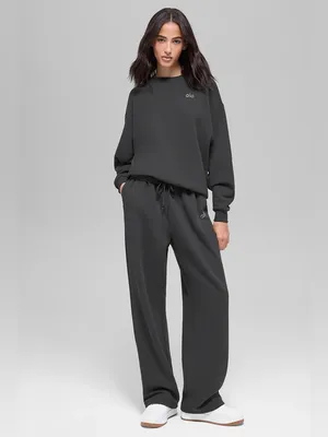 NWT ALO Accolade Crew Neck Pullover in Anthracite Size XL thumbnail 4