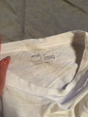 Aerie Oversized T-Shirt Boyfriend Distressed thumbnail 3