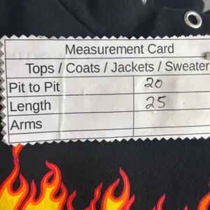 Thrasher Flame‎ Hoodie Sweatshirt Black Small thumbnail 8