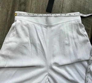 Lulu’s NWT Sail With Me White High-Waisted Wide-Leg Pants Palazzo Size Medium thumbnail 11