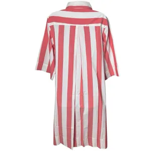 NWOT Lake x Atlantic Pacific Marnie Caftan Granita Stripe Night Shirt‎ Dress M thumbnail 6