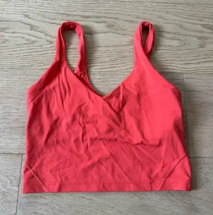 Coral Lululemon Tank thumbnail 1