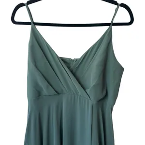 NEW Birdy Grey Kaia Sea Glass Chiffon Maxi Bridesmaid Dress Event Summer L thumbnail 4