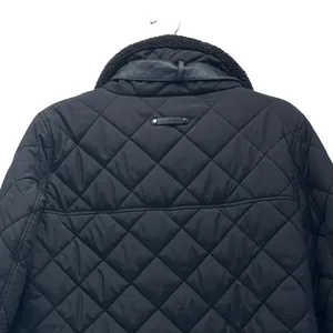 Lauren‎ Ralph Lauren Quilted Puffer Jacket Large Aviator Rebel Faux Fur thumbnail 3