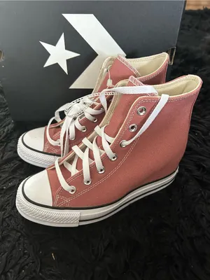 CONVERSE Chuck Taylor all star wedge platform lace up shoes sneakers sz 7.5 new thumbnail 2
