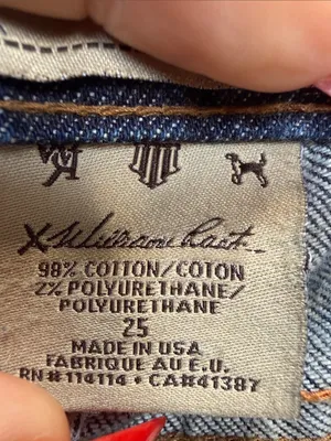 William Rast Women's Straight-Leg Jeans in Medium Blue Wash 98% cotton! thumbnail 5