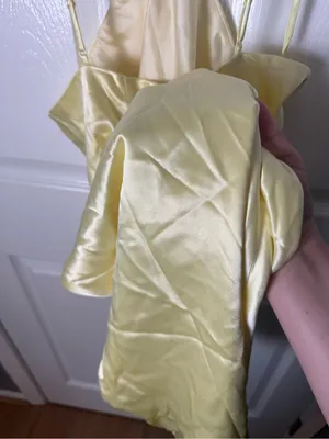 Staud Cadence Dress in Key Lime Butter Yellow 6 thumbnail 6