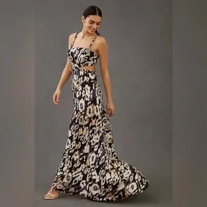 ESPECIA Katrina Squareneck Maxi Dress‎ (Anthropologie) XS thumbnail 2