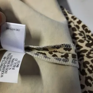 Banana Republic Womens Dress Size 8 Leopard Print Career Going Out Minimalist thumbnail 9