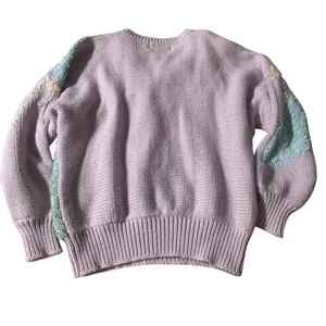 Jaclyn Smith Lavender and Mint Women's Sweater thumbnail 2