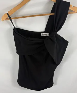 Grace Karin One Shoulder Black Tank Size Small thumbnail 1
