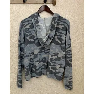 Gaze‎ Camo Hooded Long Sleeved Pullover Women's Size L thumbnail 6