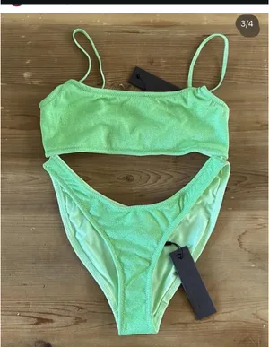Green Shimmer Triangl Bikini thumbnail 2