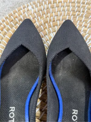 Rothy’s Women’s The Point II Knit Flat Shoes Comfort Washable in Black 8.5 thumbnail 11