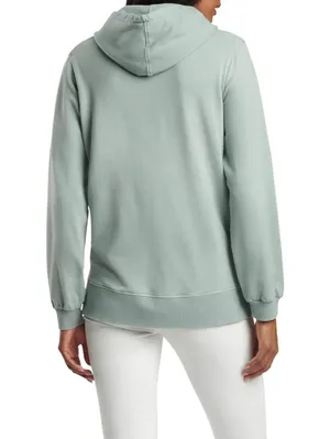(C140) Peter Millar Lava Wash Women's Relaxed Pullover Hoodie Sage Green Small thumbnail 3