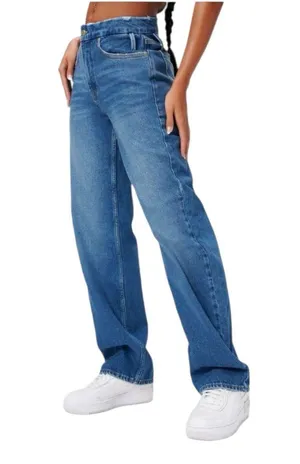Good American - Good ‘90s Relaxed Jeans Blue Rigid Denim Sz 8 thumbnail 2